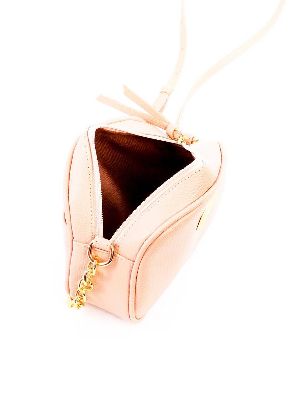 Bolsa Baú Transversal com Bolso Traseiro - Nude BSI-6285 - NU