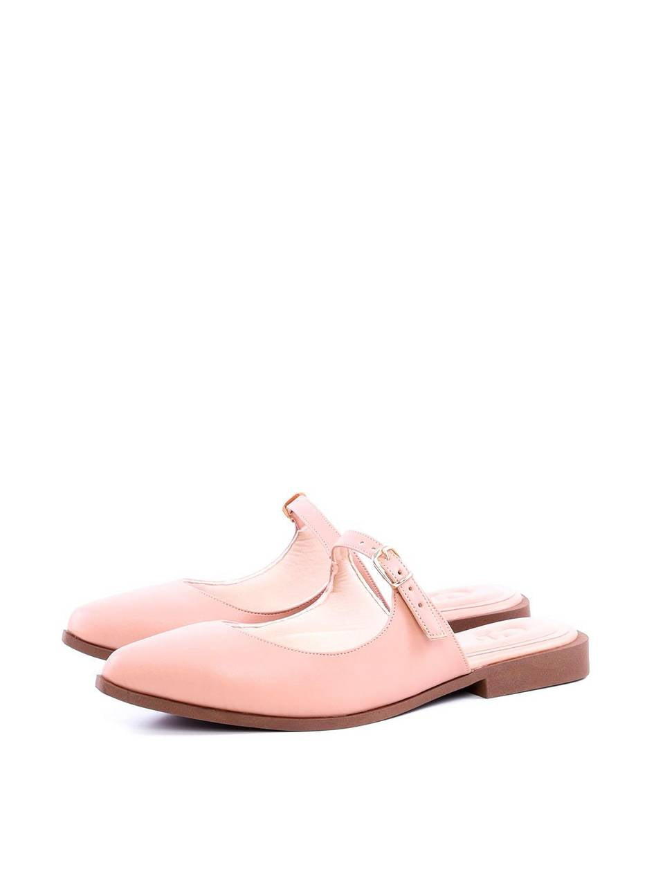 Sandália Mule Bico Fino com Fivela - Nude SDI-11704 - NU