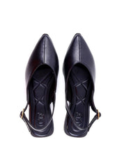 Sapatilha Slingback Bico Fino - Preta SDI-11965 - PR