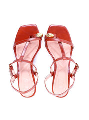 Sandália Salto Bloco Fachetado - Castor SDI-11979 - CS