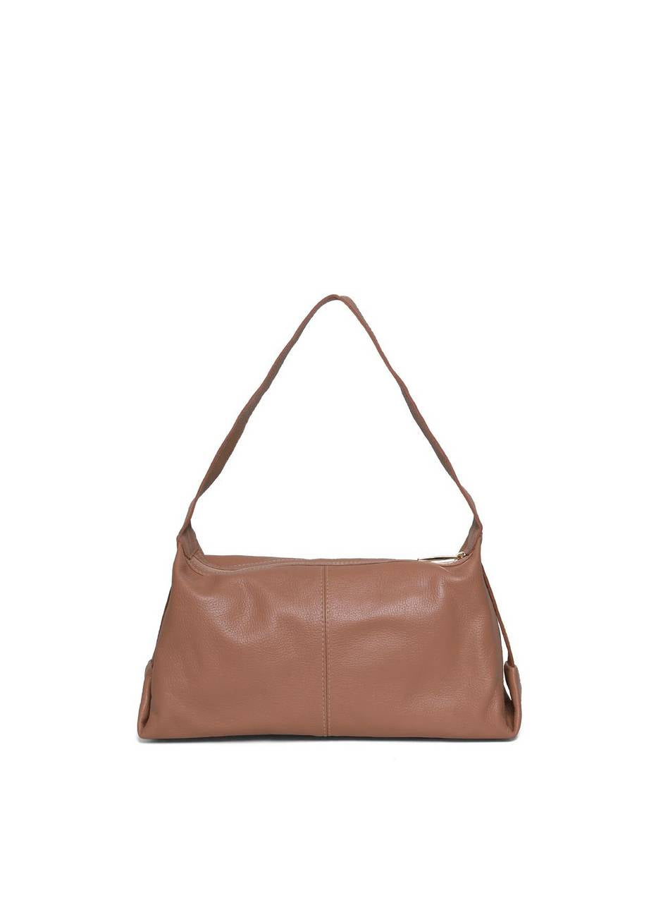 Bolsa Hobo Alça de Ombro Costura Central - Nude BSI-5969 - NU