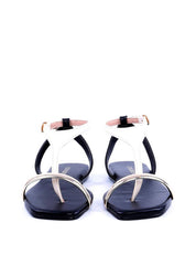 Rasteira Bicolor com Tira Fina - Preta SDI-11729 - PR
