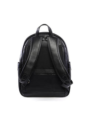 Mochila Feminina com Bordado Frontal - Preta MEI-463 - PR