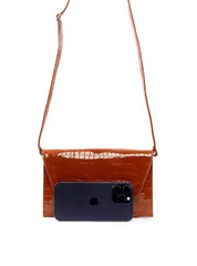 Bolsa Clutch Transversal Croco - Castor BSI-6416 - CS