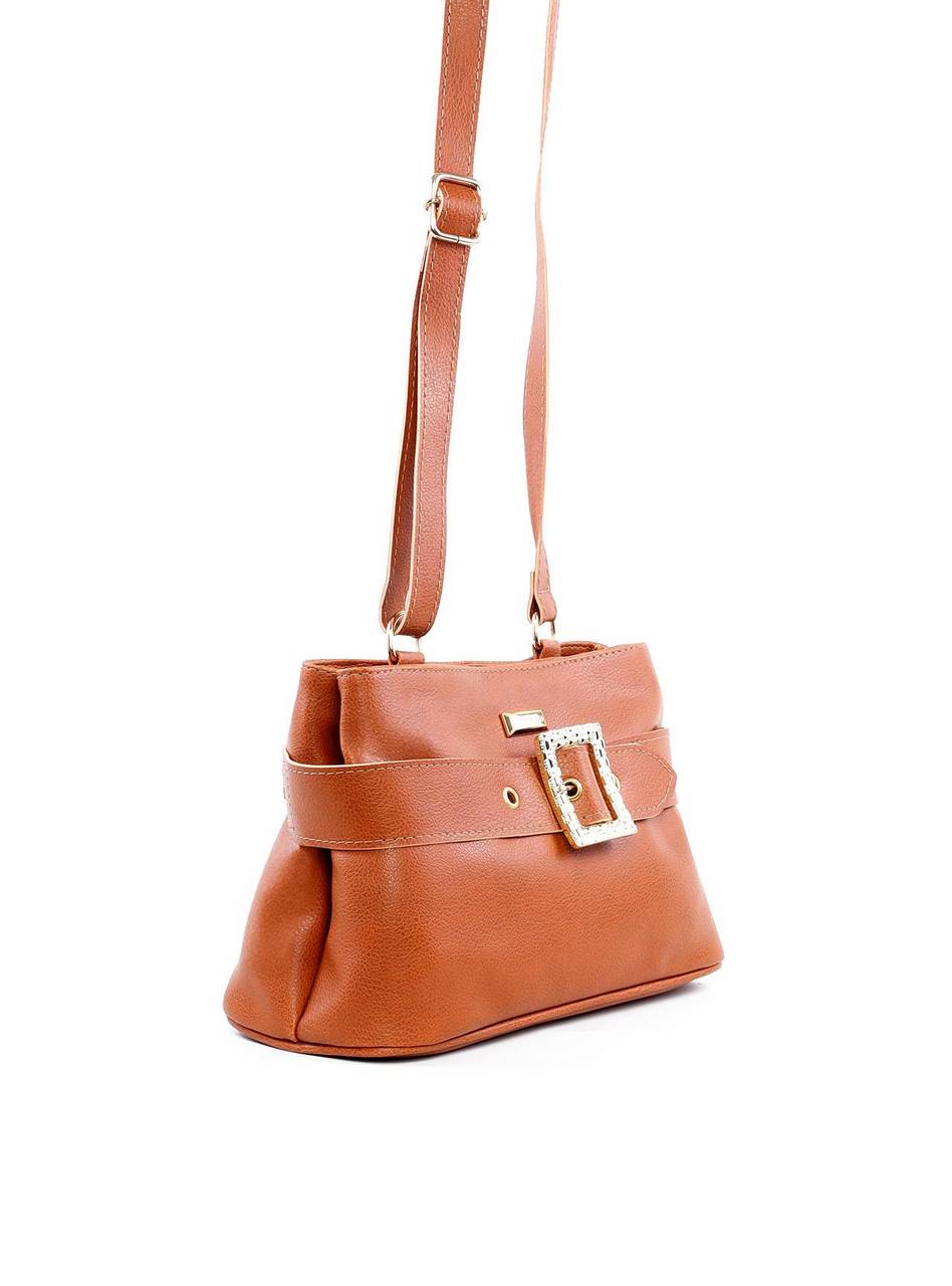 Bolsa Tote Transversal com Fivela - Castor BSI-6210 - CS