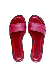 Rasteira Slide de Duas Tiras - Vinho SDI-11958 - VI