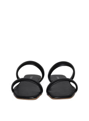 Sandália Feminina Rasteira Duas Tiras - Preta SDI-11620 - PR