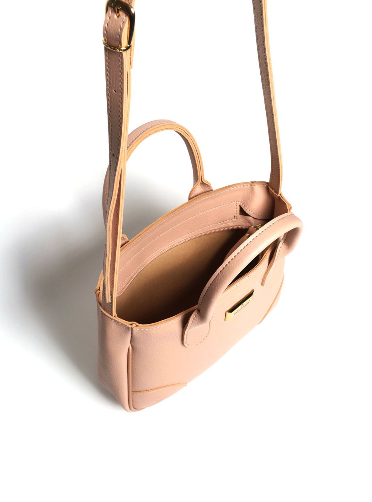 Bolsa Tote de Mão Média Transversal Nude BSI-5845 - NU