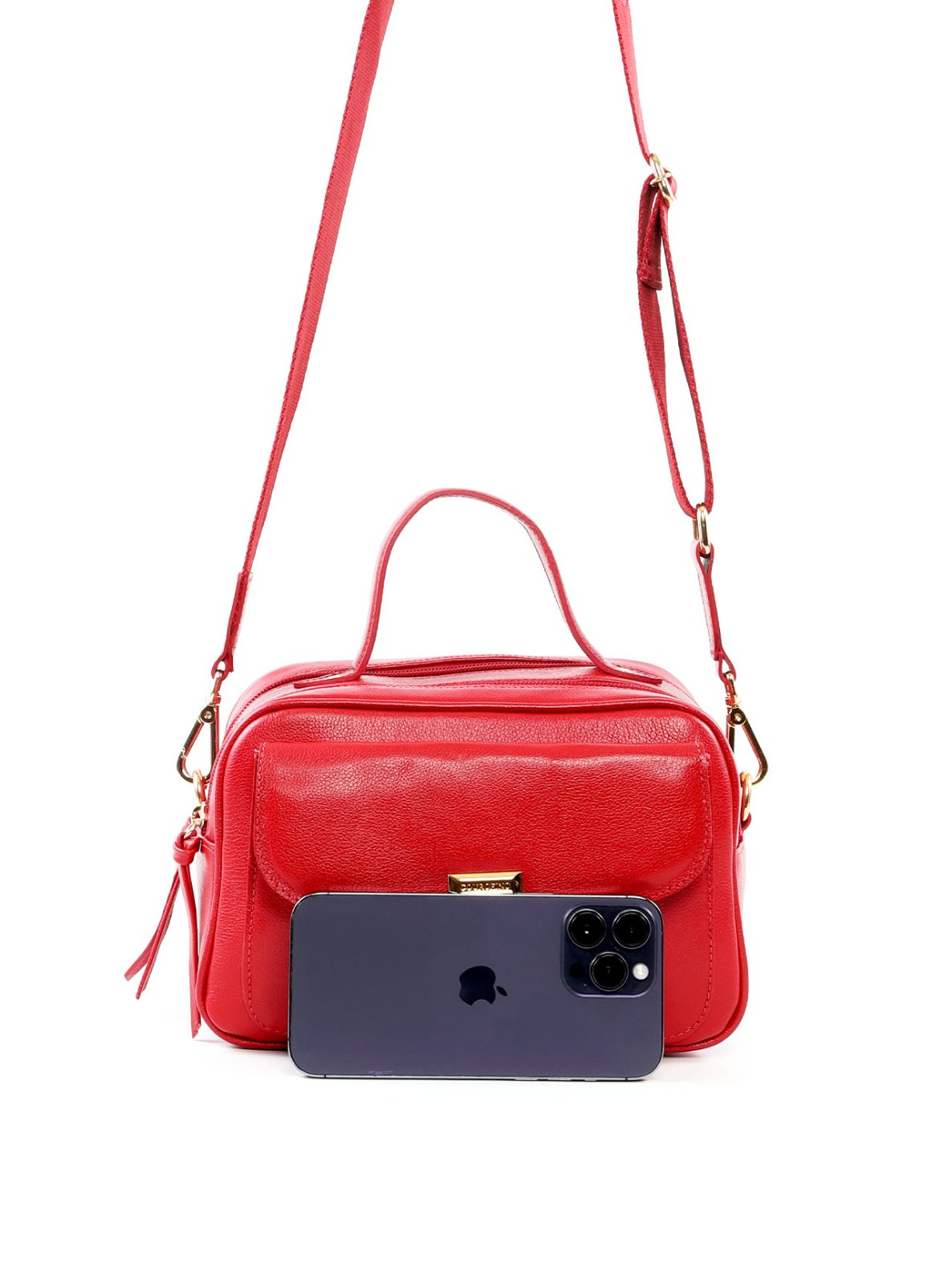 Bolsa Baú Transversal com Alça Dupla e Bolso Frontal BSI-6538 - VE