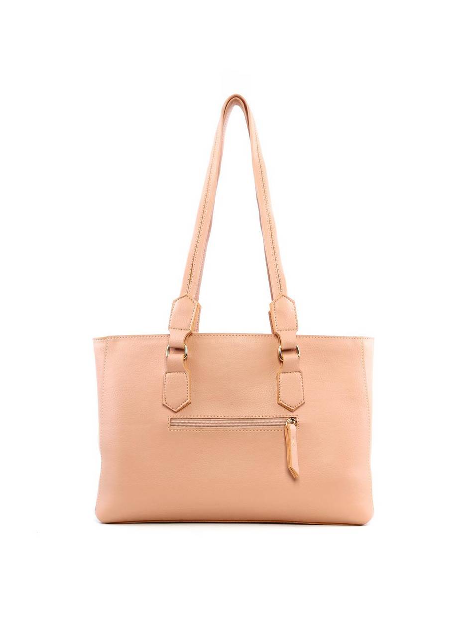 Bolsa Shopper Grande com Porta Moedas - Nude BSI-6393 - NU