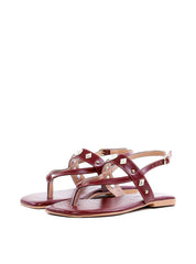 Rasteira de Dedo Tira Longa - Vinho SDI-11879 - VI