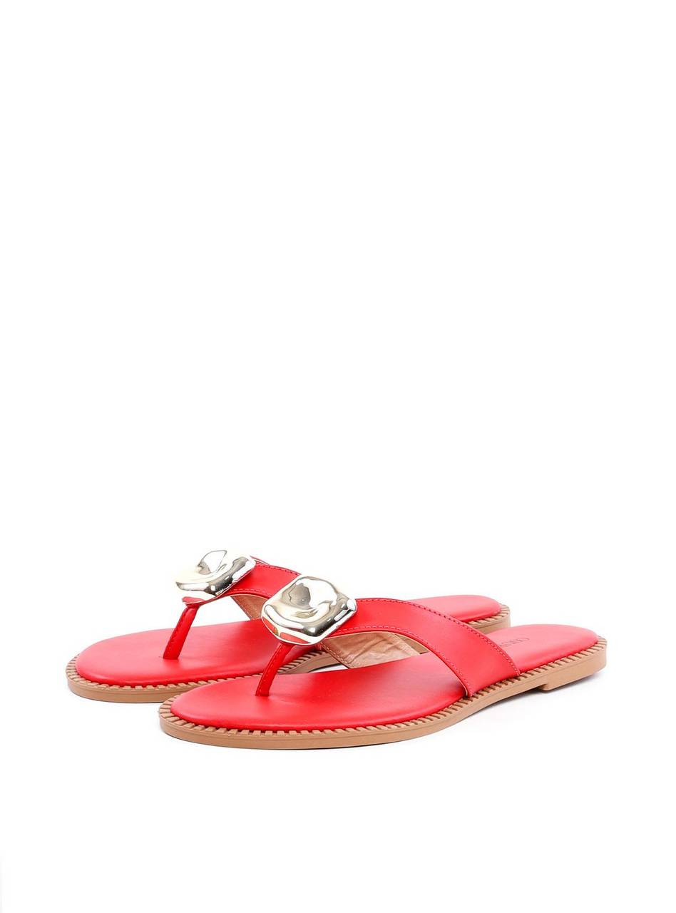 Rasteira de Dedo com Enfeite - Vermelha SDI-11934 - VE