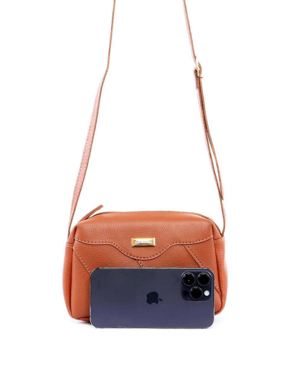 Bolsa Bag Pequena com Retalhos - Castor BSI-6409 - CS