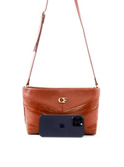 Bolsa Tote Transversal com Recortes em V - Castor BSI-6435 - CS