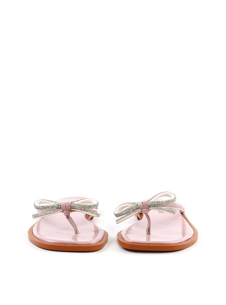 Rasteira de Laço com Strass - Rosa SDI-12076 - RS