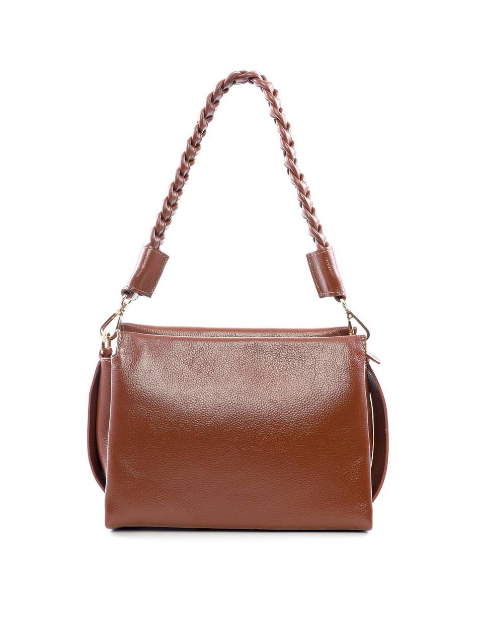 Bolsa Tote com Alça Trançada de Mão - Castor BSI-6078 - CS