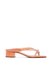 Tamanco Feminino Salto Bloco Baixo com Fivela - Nude SDI-11839 - NU