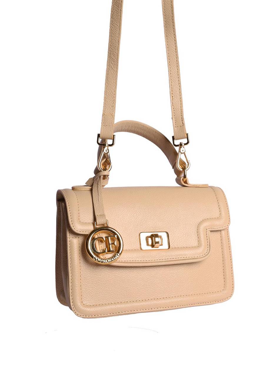 Bolsa Satchel Couro Pequena Transversal Fenno BSI-5754 - FE