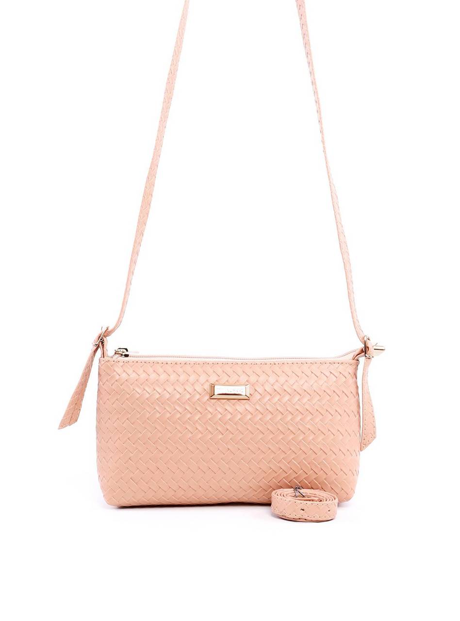 Bolsa Baguete Retangular com Alça Dupla - Nude BSI-6351 - NU