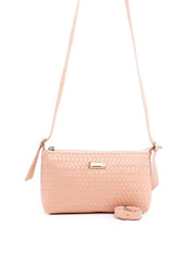 Bolsa Baguete Retangular com Alça Dupla - Nude BSI-6351 - NU