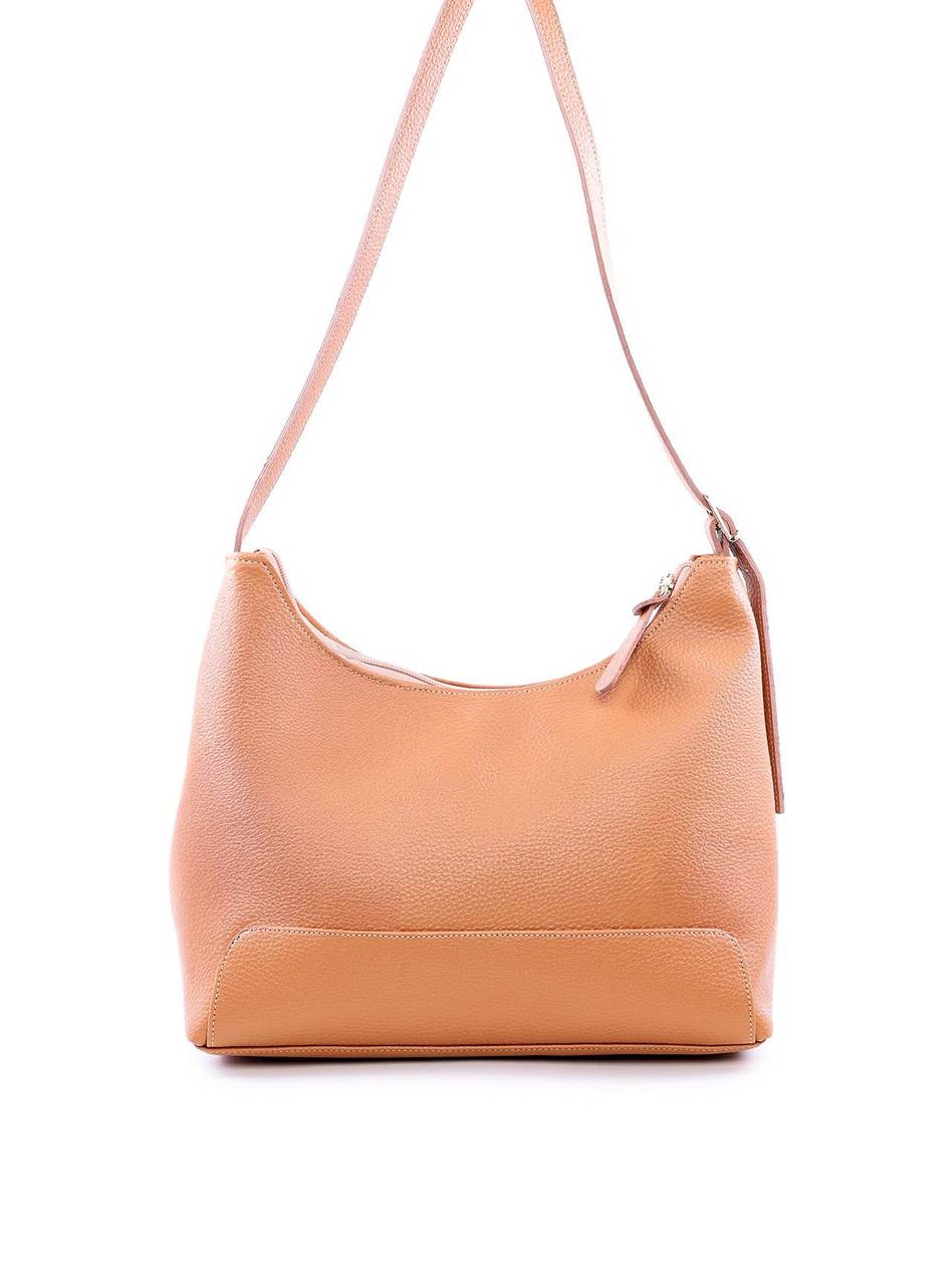 Bolsa Hobo Tiracolo com Alça Ajustável - Nude BSI-6069 - NU