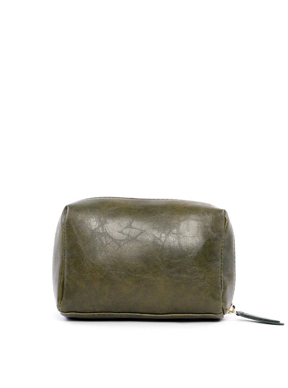 Necessaire com Abertura Total e Divisórias - Verde  NSI-156 - VD