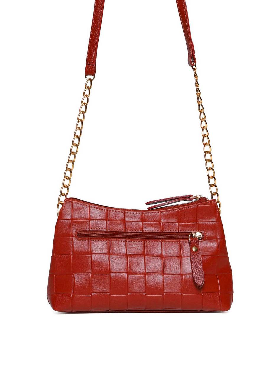 Bolsa Clutch Pequena Transversal Vermelha BSI-5753 - VE