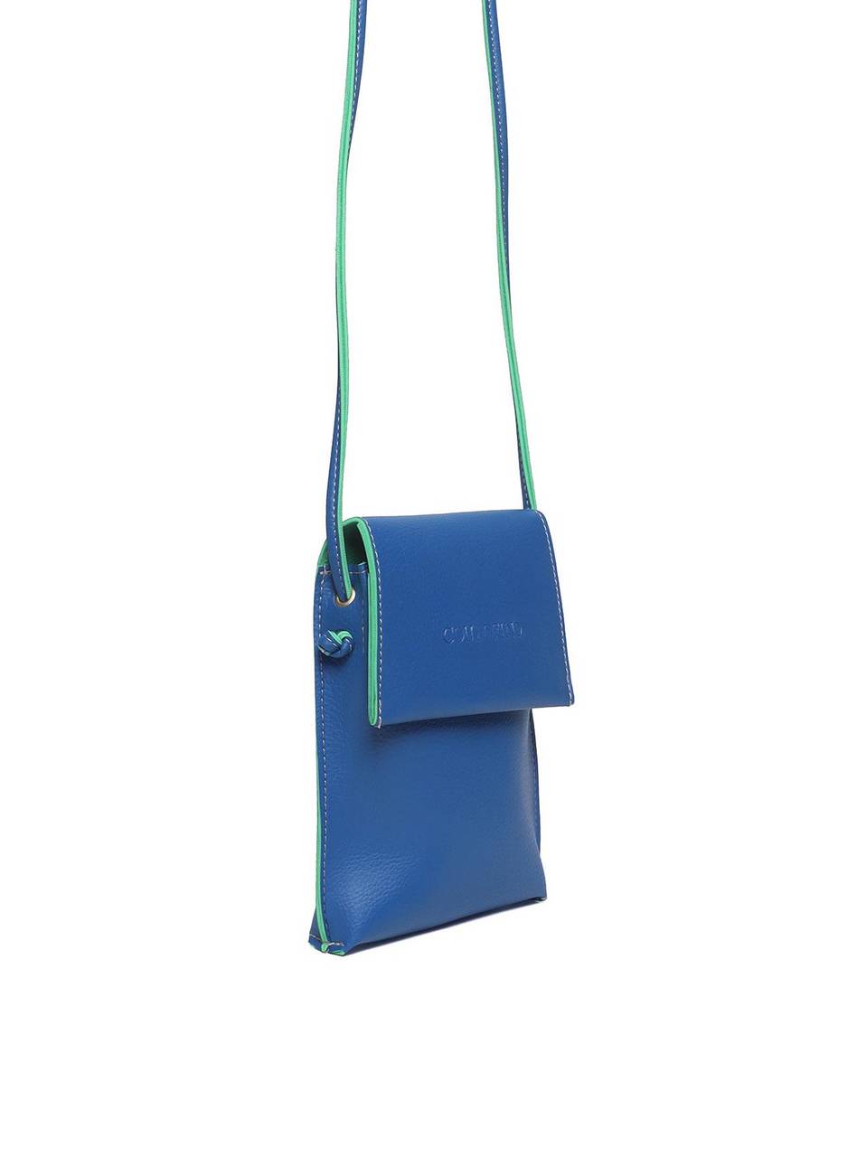 Bolsa Carteira com Tampa - Azul BSI-5568 - AZ