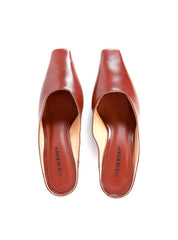 Mule com Salto Bloco e Bico Quadrado - Cacau SD-12010 - CA