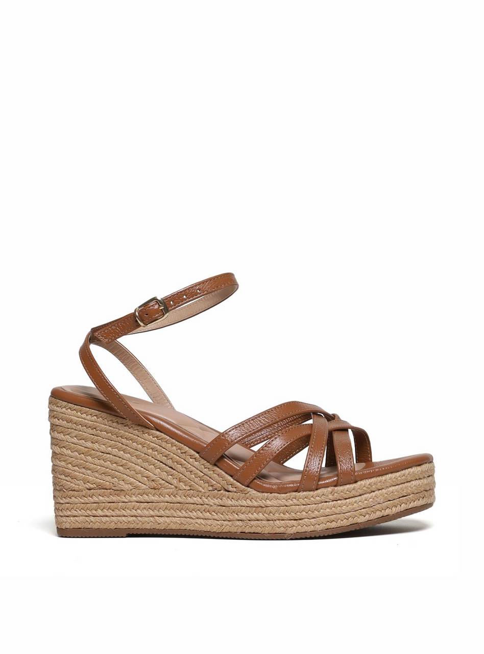 Sandália Plataforma Frente Entrelaçada - Castor SDI-11572 - CS