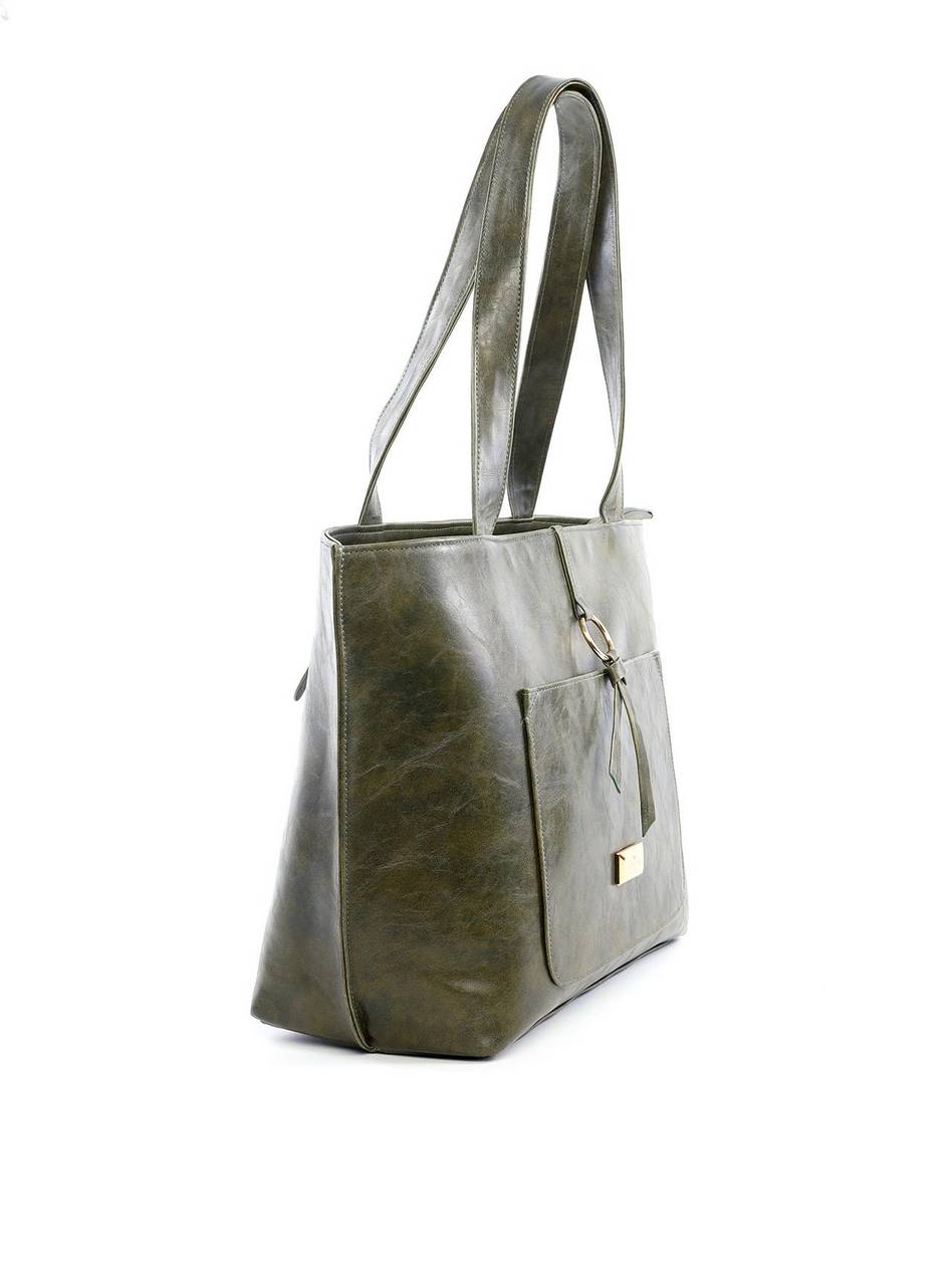 Bolsa Shopper com Detalhe de Argola - Verde BSI-6162 - VD