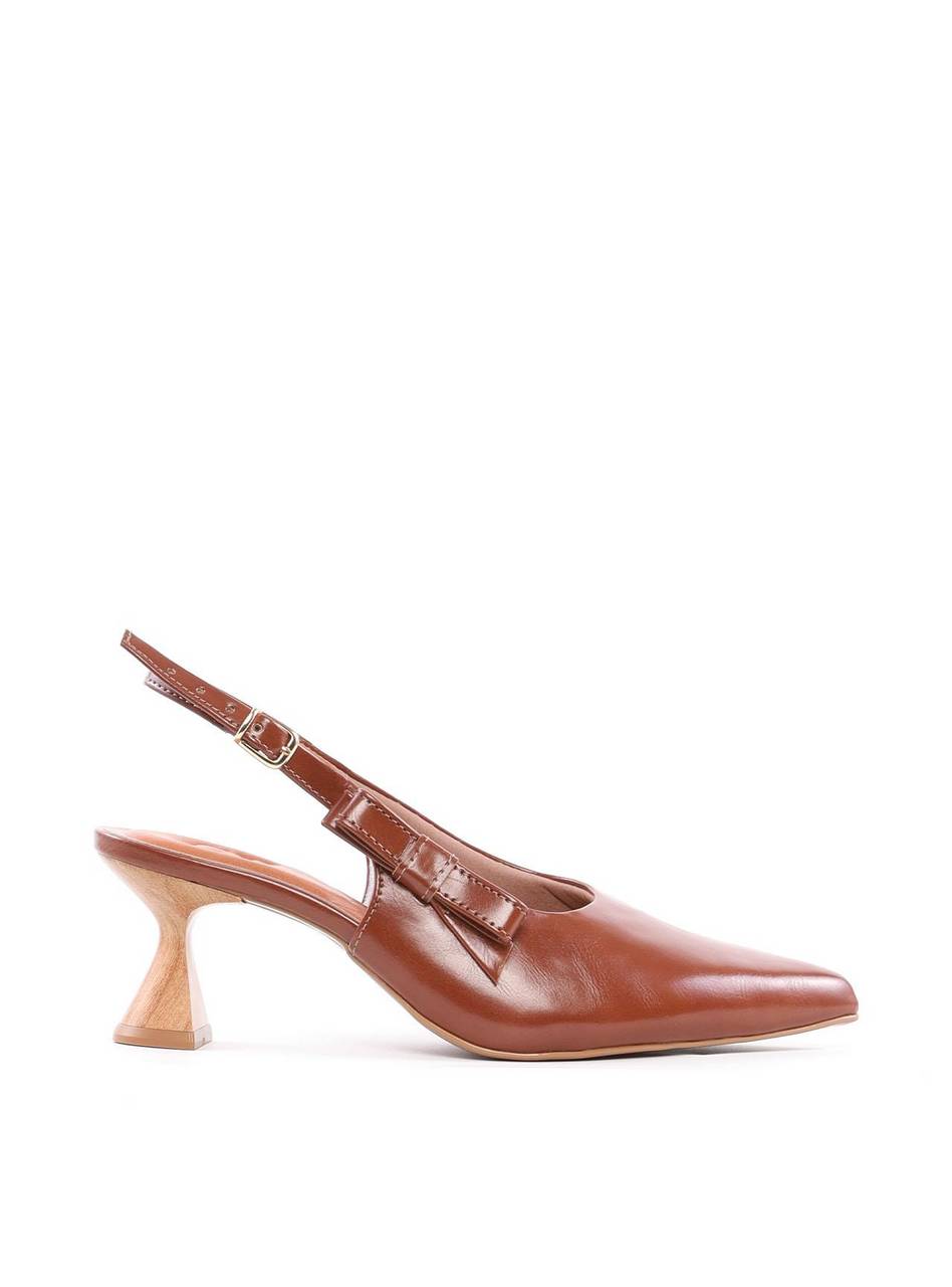 Scarpin Slingback com Salto Taça - Castor SDI-12181 - CS