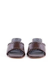 Tamanco Anabela com Desponto Whipstitch - Cacau SDI-12126 - CA
