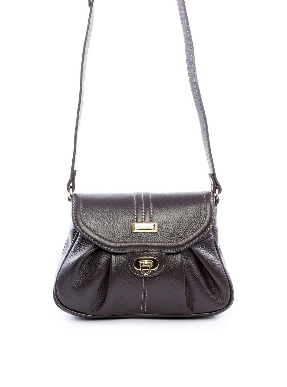 Bolsa Saddle Transversal Drapeada - Cacau BSI-6089 - CA