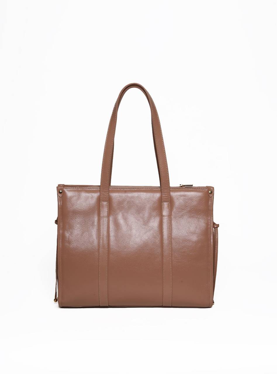 Bolsa Tote com Detalhes de Tiras com Nós e Ponteiras - BSI-5974 - NU BSI-5974 - NU