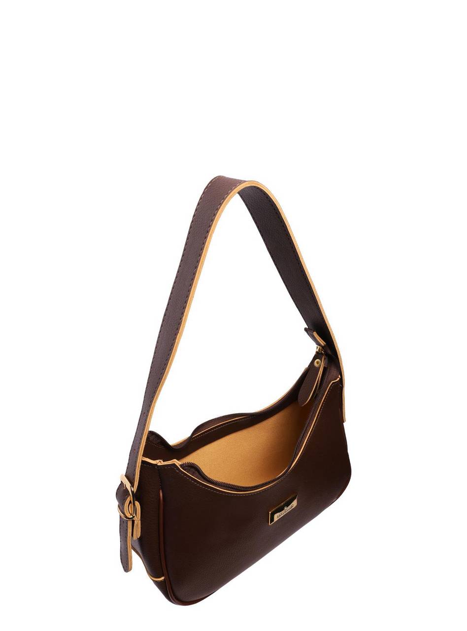 Bolsa Hobo Tiracolo Ombro Cacau BSI-5770 - CA