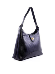 Bolsa Hobo Grande com Fecho Giratório - Preta BSI-6294 - PR