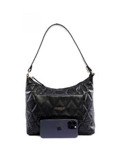 Bolsa Hobo com Costura Aparente - Preta BSI-6445 - PR