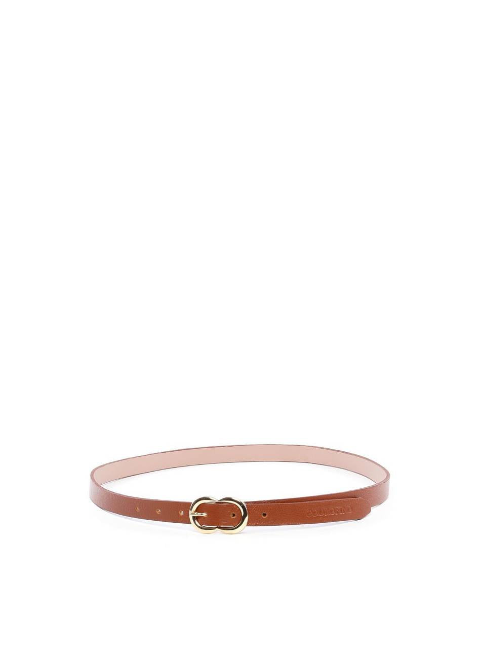 Cinto Feminino em Couro com Fivela Orgânica - Castor CTI-989 - CS