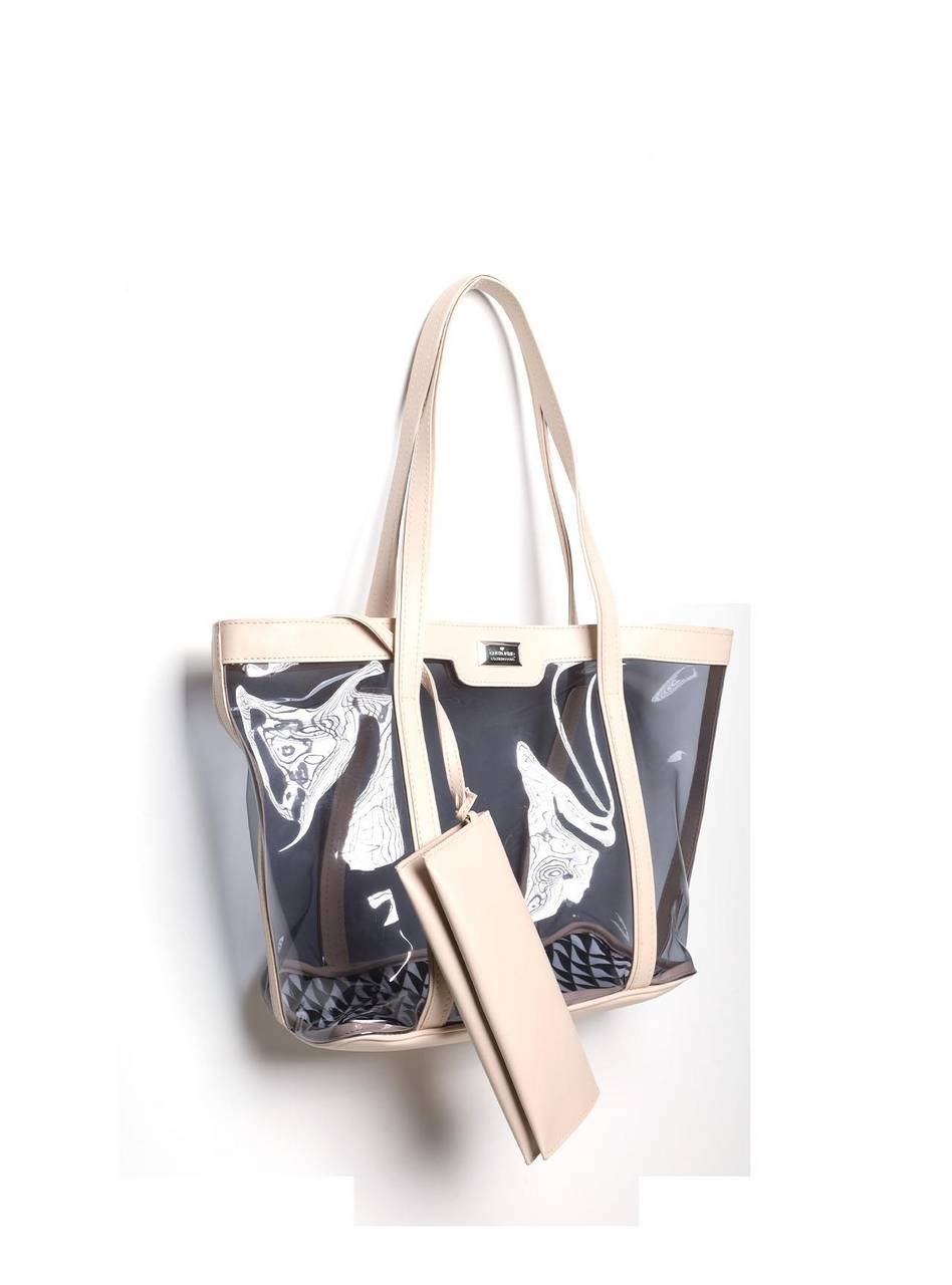 Bolsa Shopper Praia Transparente Média Fenno BSI-5871 - FE