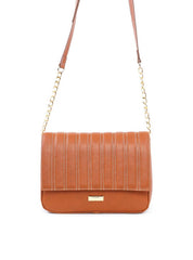 Bolsa Satchel com Costura na Tampa - Castor BSI-6214 - CS