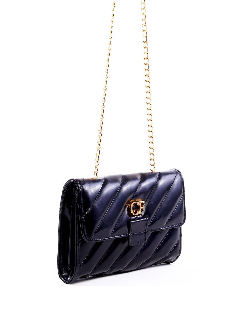 Bolsa Leila Satchel em Matelassê - Preta BSI-6305 - PR