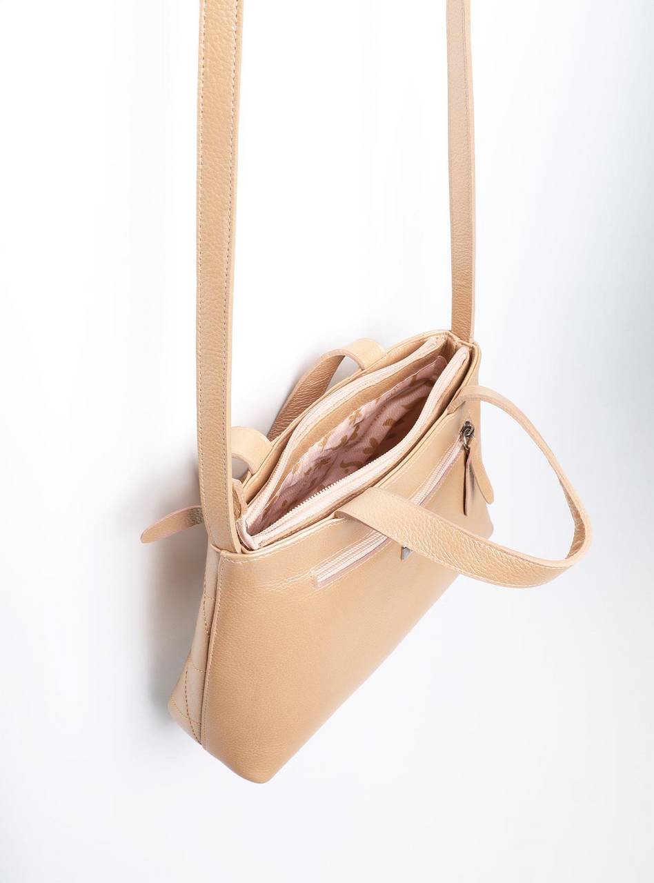 Bolsa Tote Couro Média Transversal Fenno BSI-5857 - FE