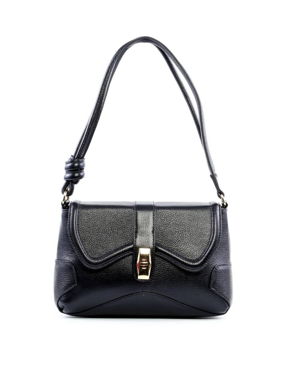 Bolsa Satchel com Costuras - Preta BSI-6249 - PR