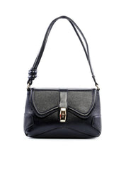 Bolsa Satchel com Costuras - Preta BSI-6249 - PR