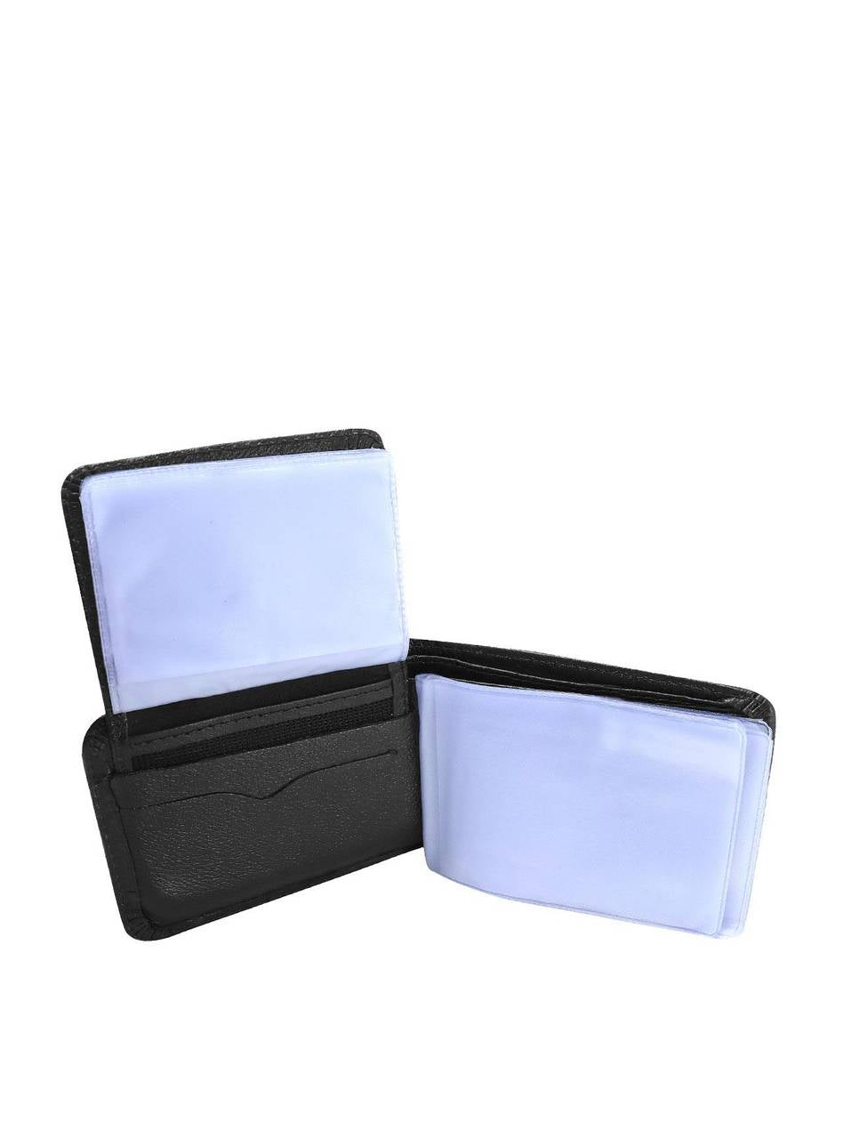 Carteira Masculina Couro Porta Cartão Preta CAI-291 - PR