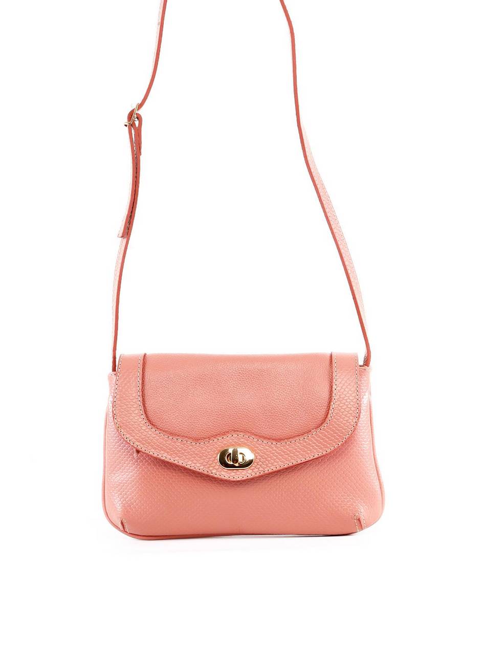 Bolsa Satchel Transversal com Fecho Giratório - Nude BSI-6356 - NU
