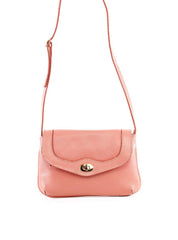 Bolsa Satchel Transversal com Fecho Giratório - Nude BSI-6356 - NU