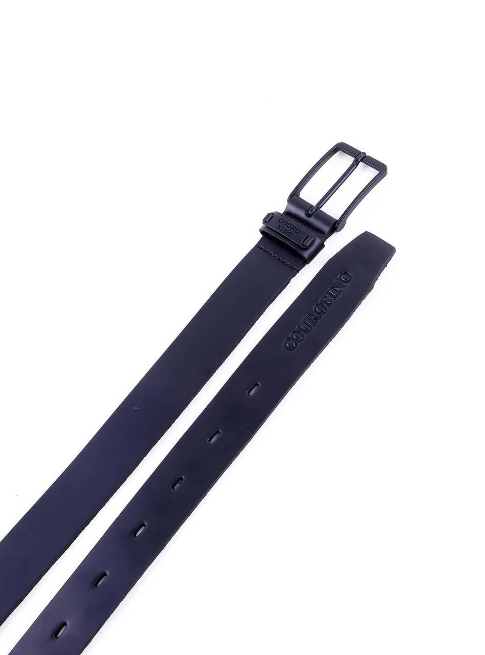 Cinto Masculino Casual Soleta com Detalhe no Passador - Preto CTI-1000 - PR