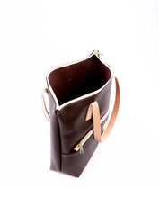 Bolsa Tiracolo Shopper com Bolso Frontal - Cacau BSI-6316 - CA